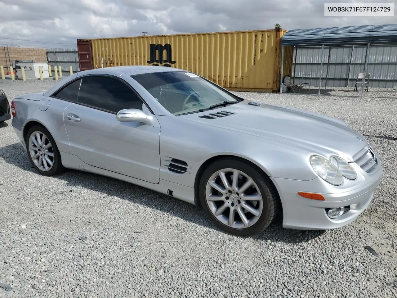 2007 Mercedes-Benz Sl 550 VIN: WDBSK71F67F124729 Lot: 56720475