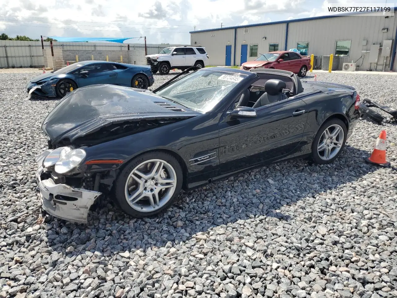 2007 Mercedes-Benz Sl 600 VIN: WDBSK77F27F117199 Lot: 58724645