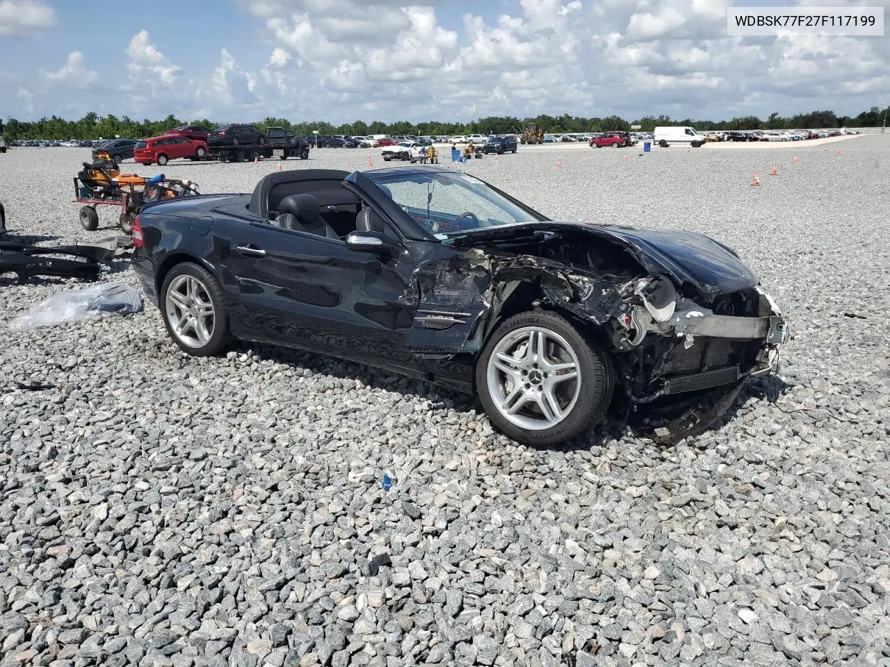 2007 Mercedes-Benz Sl 600 VIN: WDBSK77F27F117199 Lot: 58724645