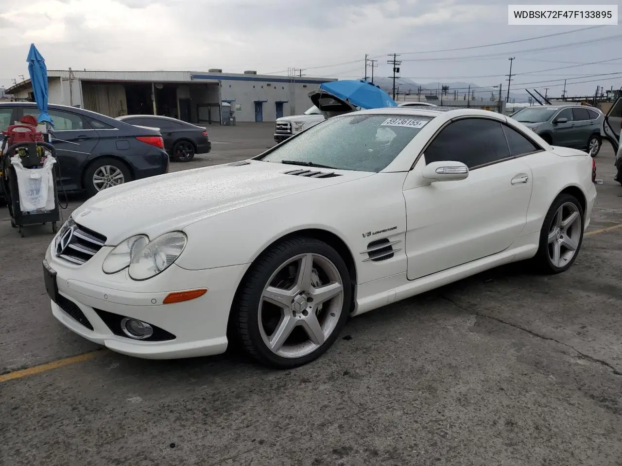 2007 Mercedes-Benz Sl 55 Amg VIN: WDBSK72F47F133895 Lot: 59736155