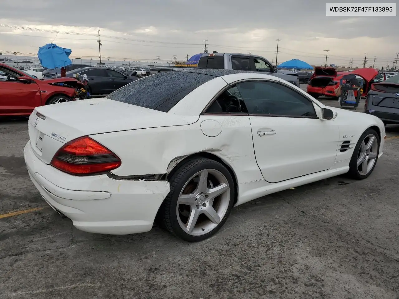 2007 Mercedes-Benz Sl 55 Amg VIN: WDBSK72F47F133895 Lot: 59736155