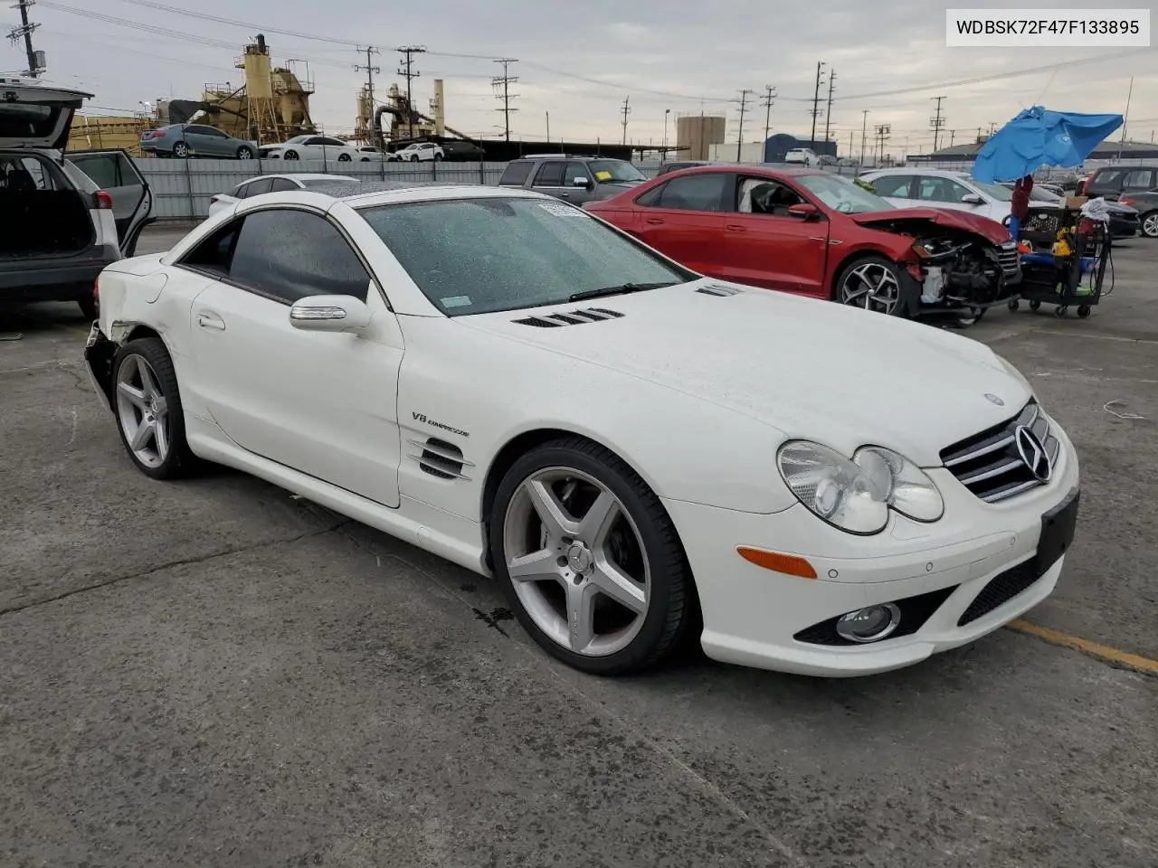 2007 Mercedes-Benz Sl 55 Amg VIN: WDBSK72F47F133895 Lot: 59736155