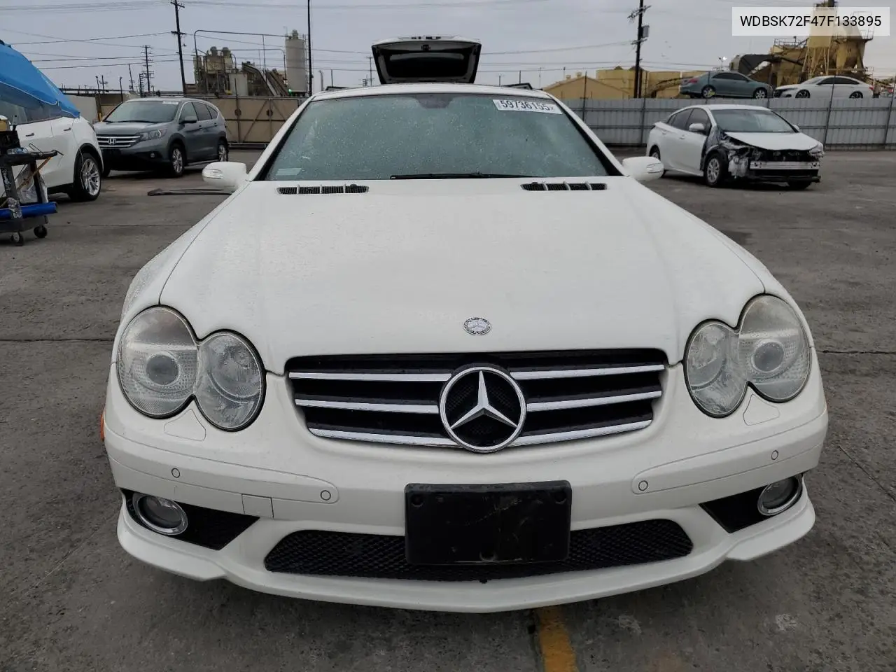 2007 Mercedes-Benz Sl 55 Amg VIN: WDBSK72F47F133895 Lot: 59736155