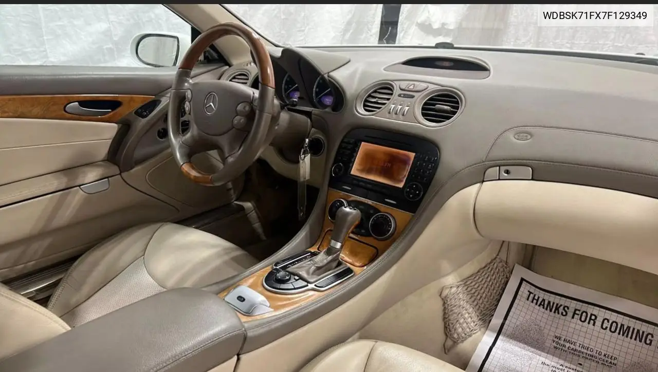 2007 Mercedes-Benz Sl 550 VIN: WDBSK71FX7F129349 Lot: 60161885