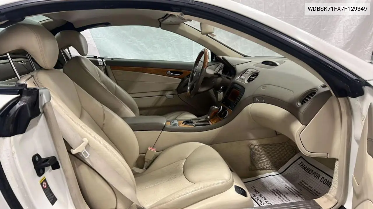 2007 Mercedes-Benz Sl 550 VIN: WDBSK71FX7F129349 Lot: 60161885