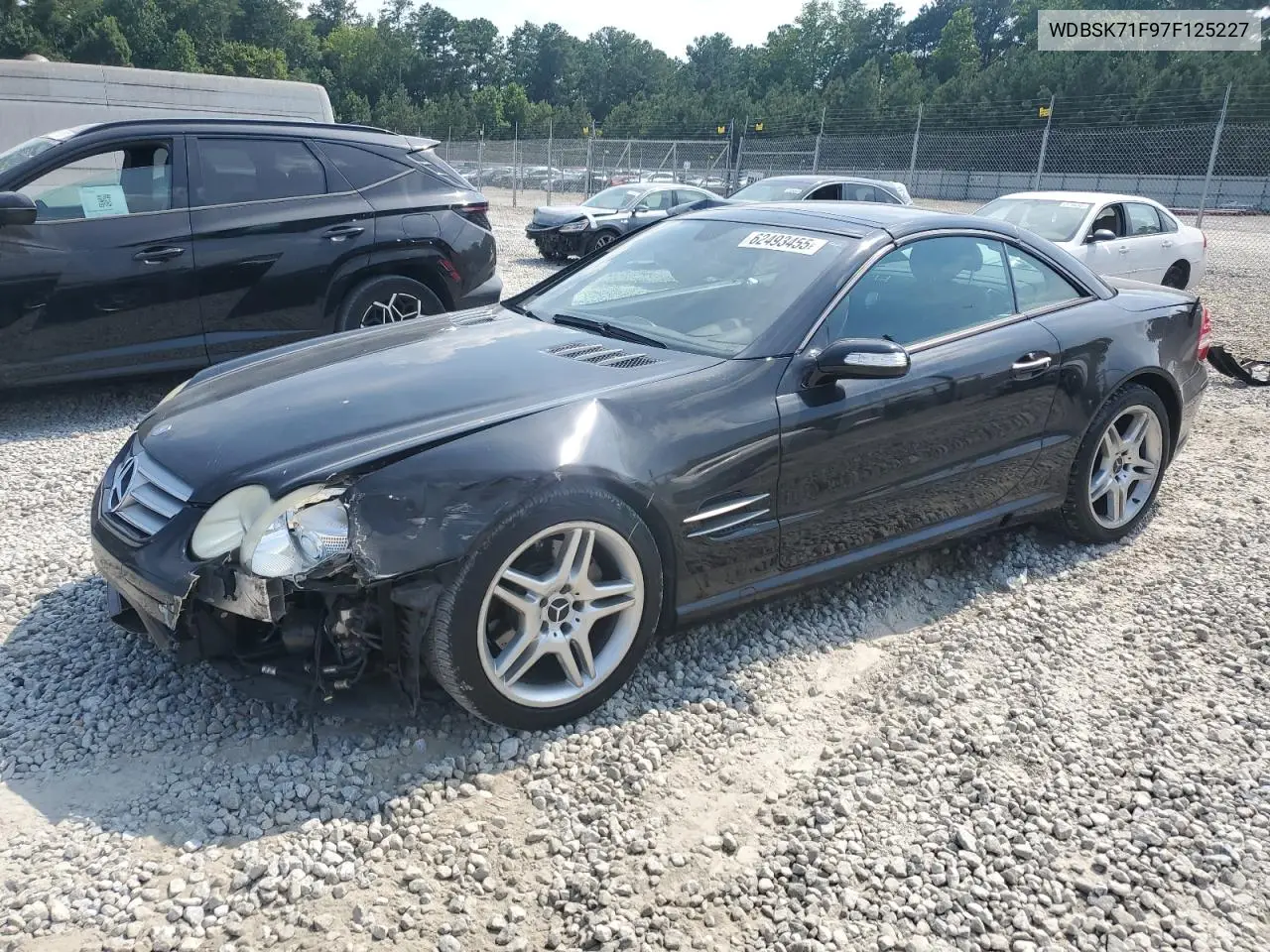 2007 Mercedes-Benz Sl 550 VIN: WDBSK71F97F125227 Lot: 62493455