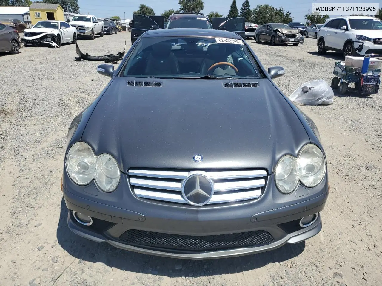 2007 Mercedes-Benz Sl 550 VIN: WDBSK71F37F128995 Lot: 62502195