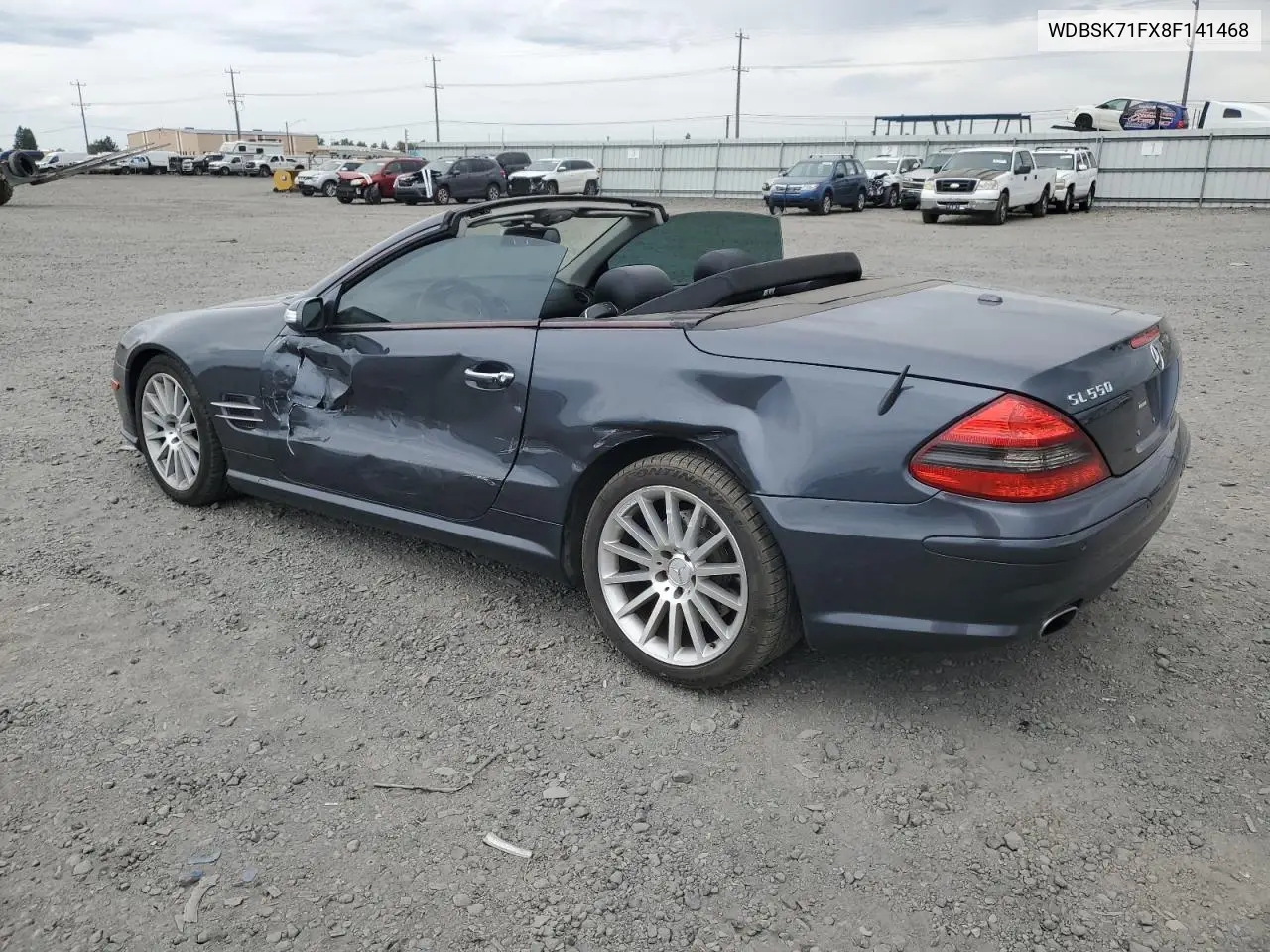 2008 Mercedes-Benz Sl 550 VIN: WDBSK71FX8F141468 Lot: 61036285