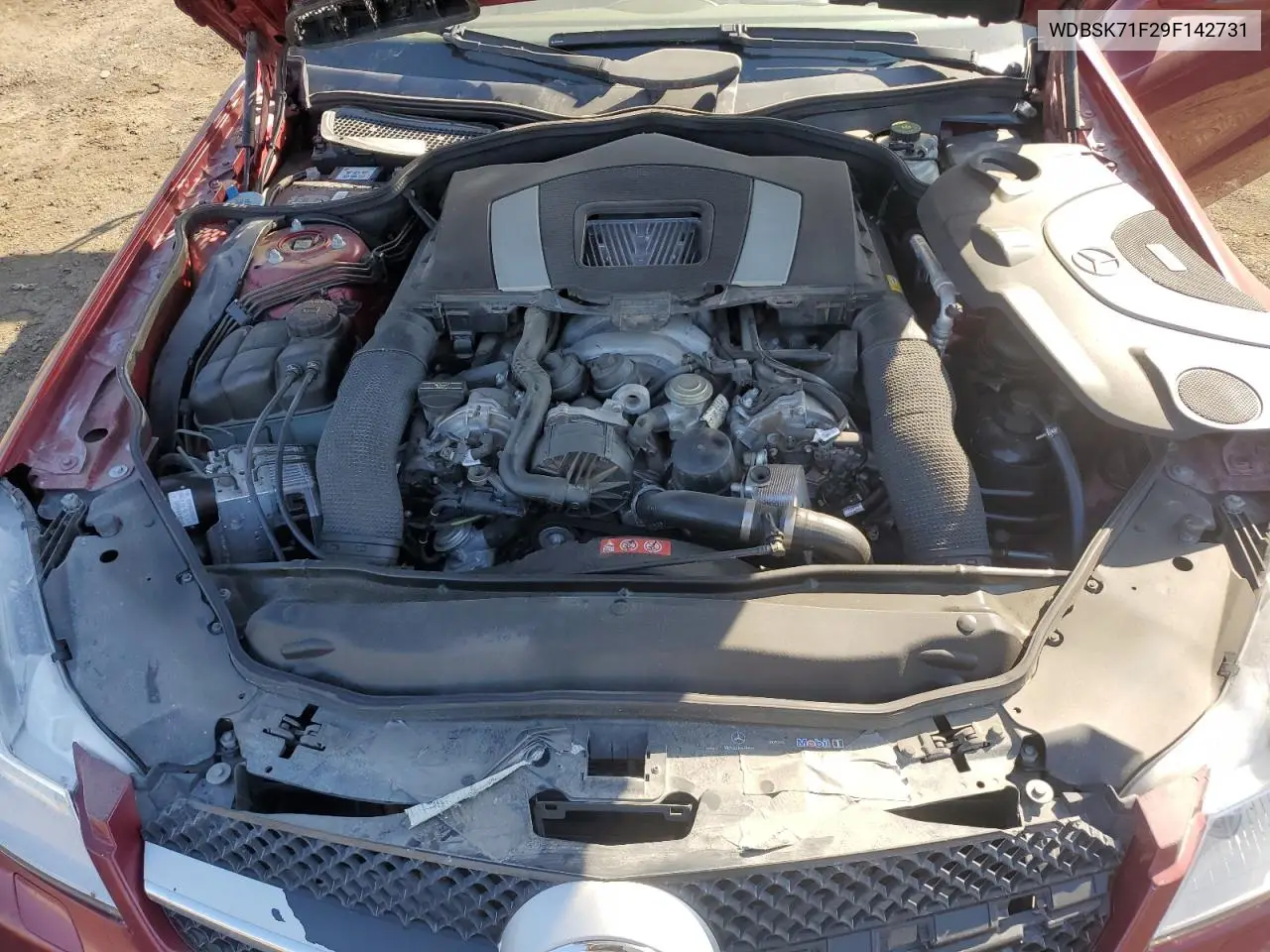 2009 Mercedes-Benz Sl 550 VIN: WDBSK71F29F142731 Lot: 47820935