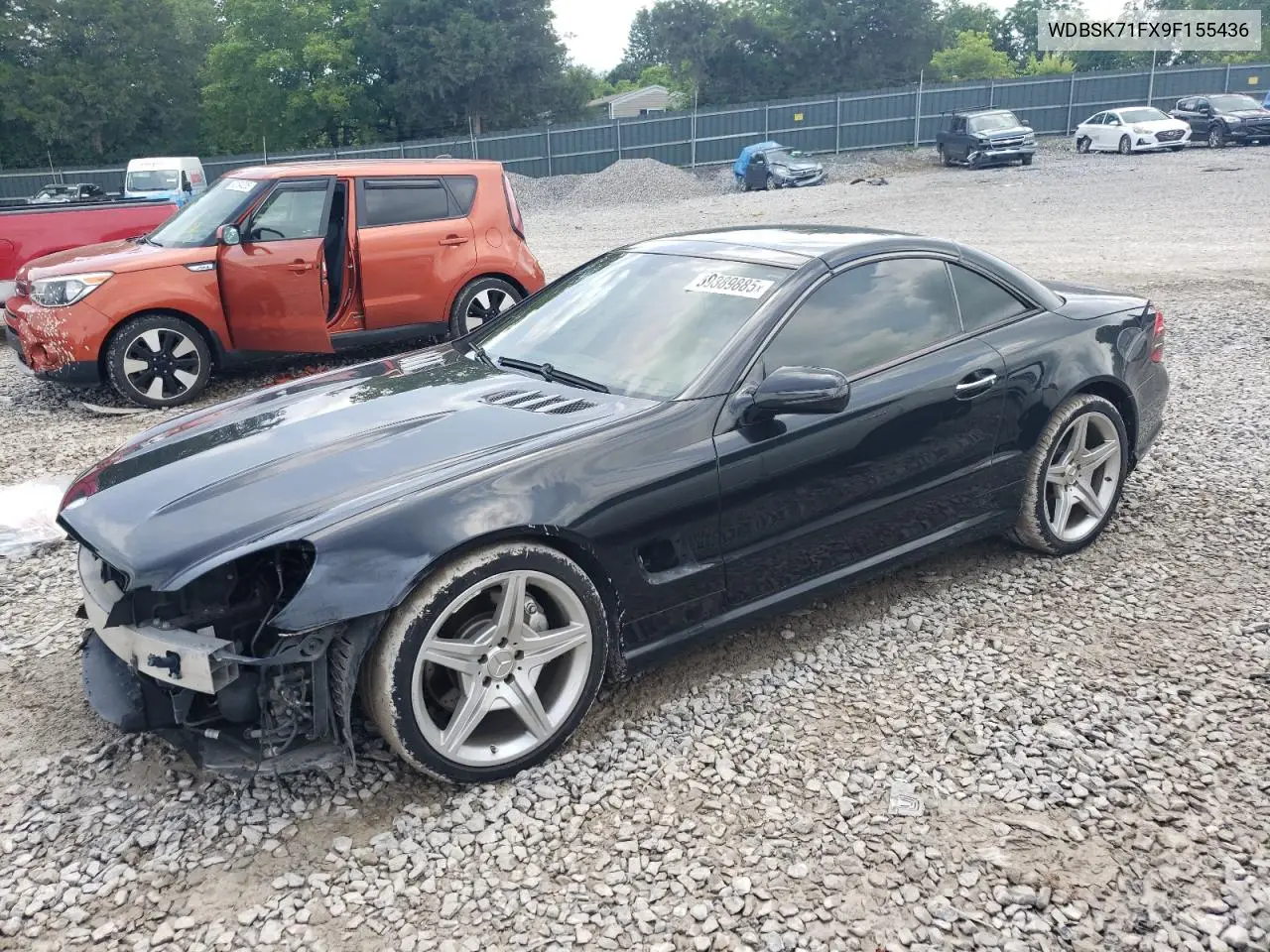 2009 Mercedes-Benz Sl 550 VIN: WDBSK71FX9F155436 Lot: 59389885