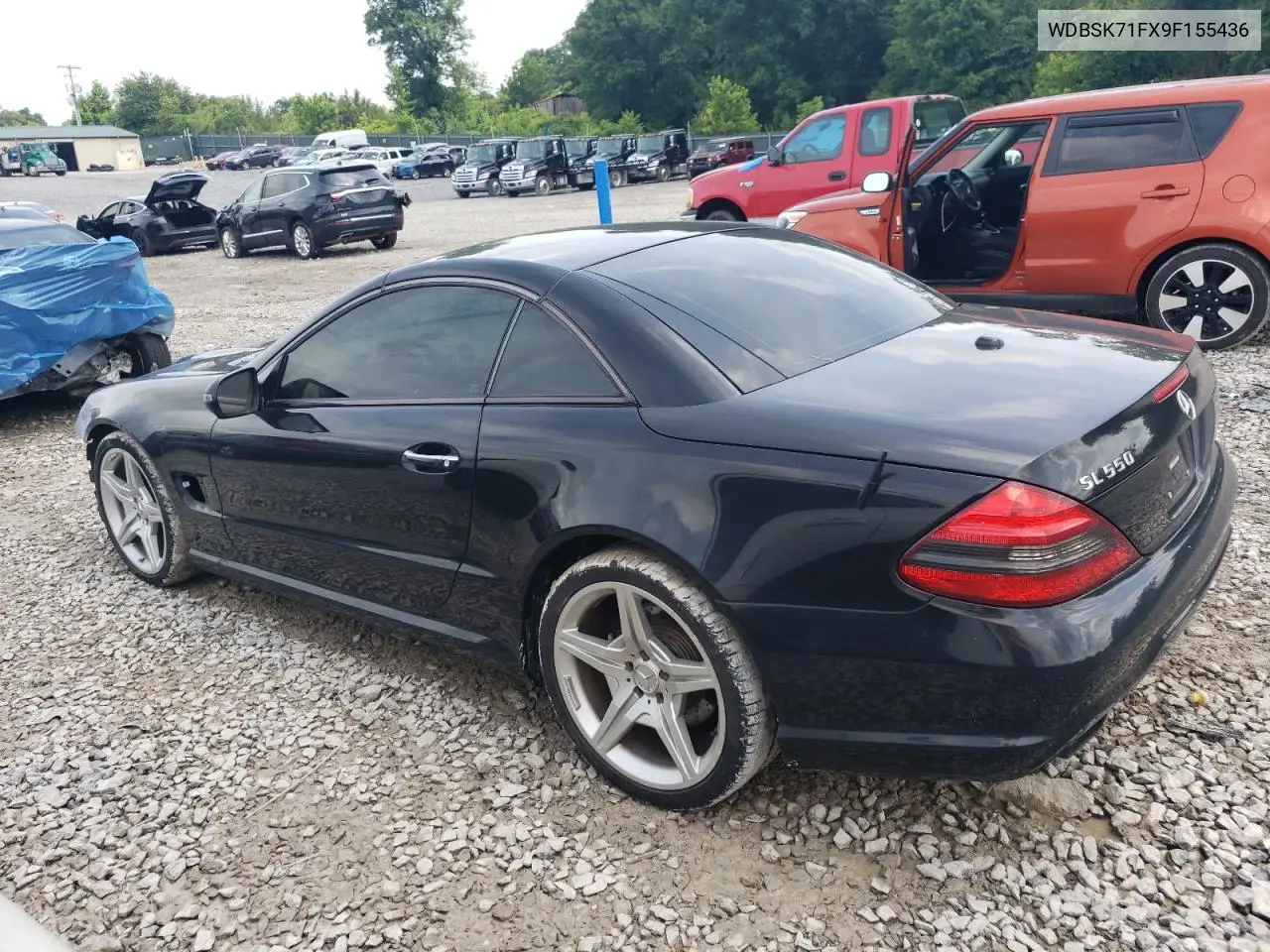 2009 Mercedes-Benz Sl 550 VIN: WDBSK71FX9F155436 Lot: 59389885