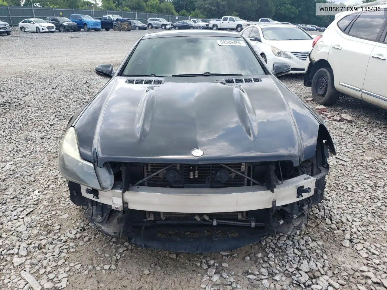 2009 Mercedes-Benz Sl 550 VIN: WDBSK71FX9F155436 Lot: 59389885