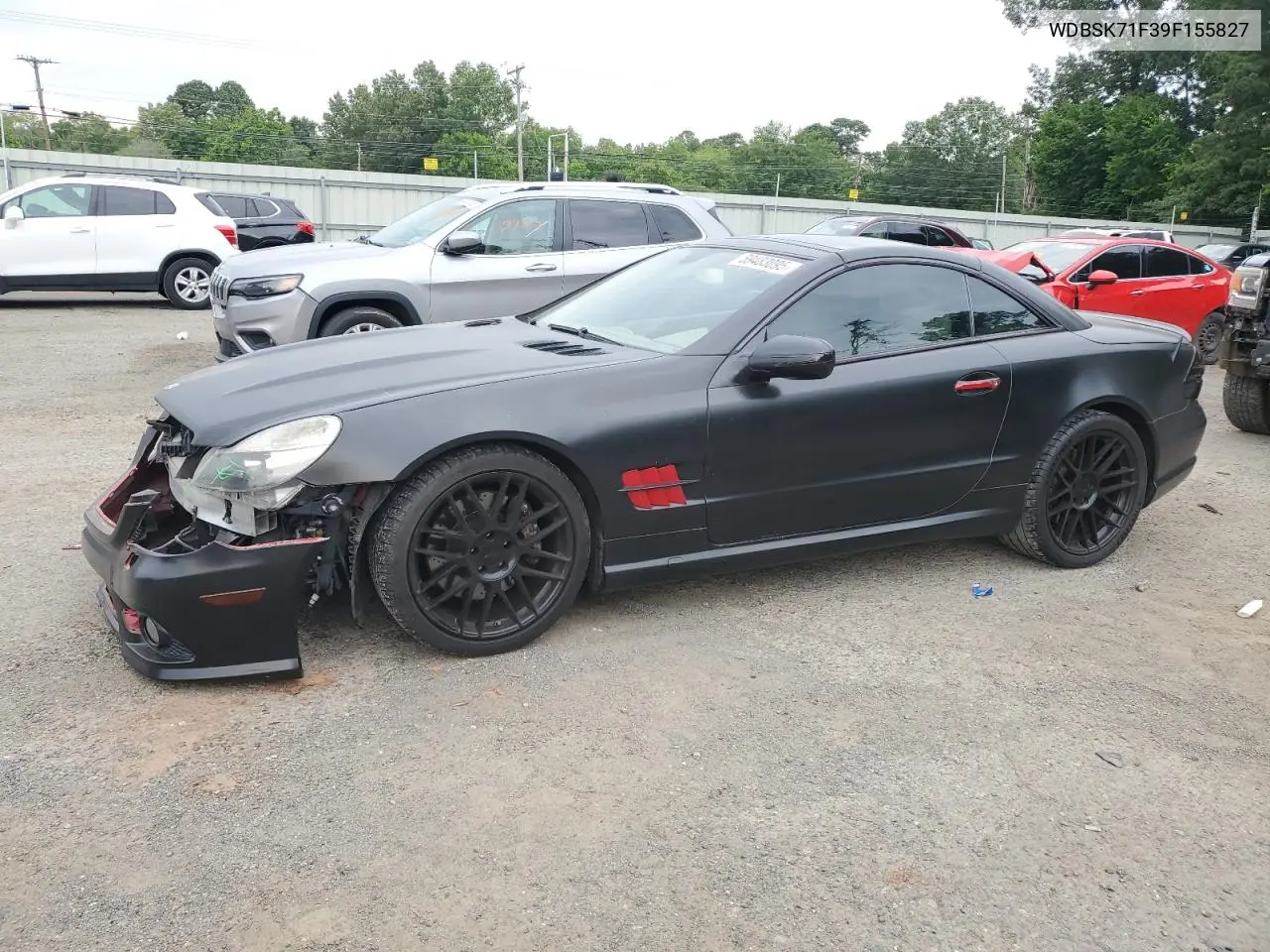 2009 Mercedes-Benz Sl 550 VIN: WDBSK71F39F155827 Lot: 59483095