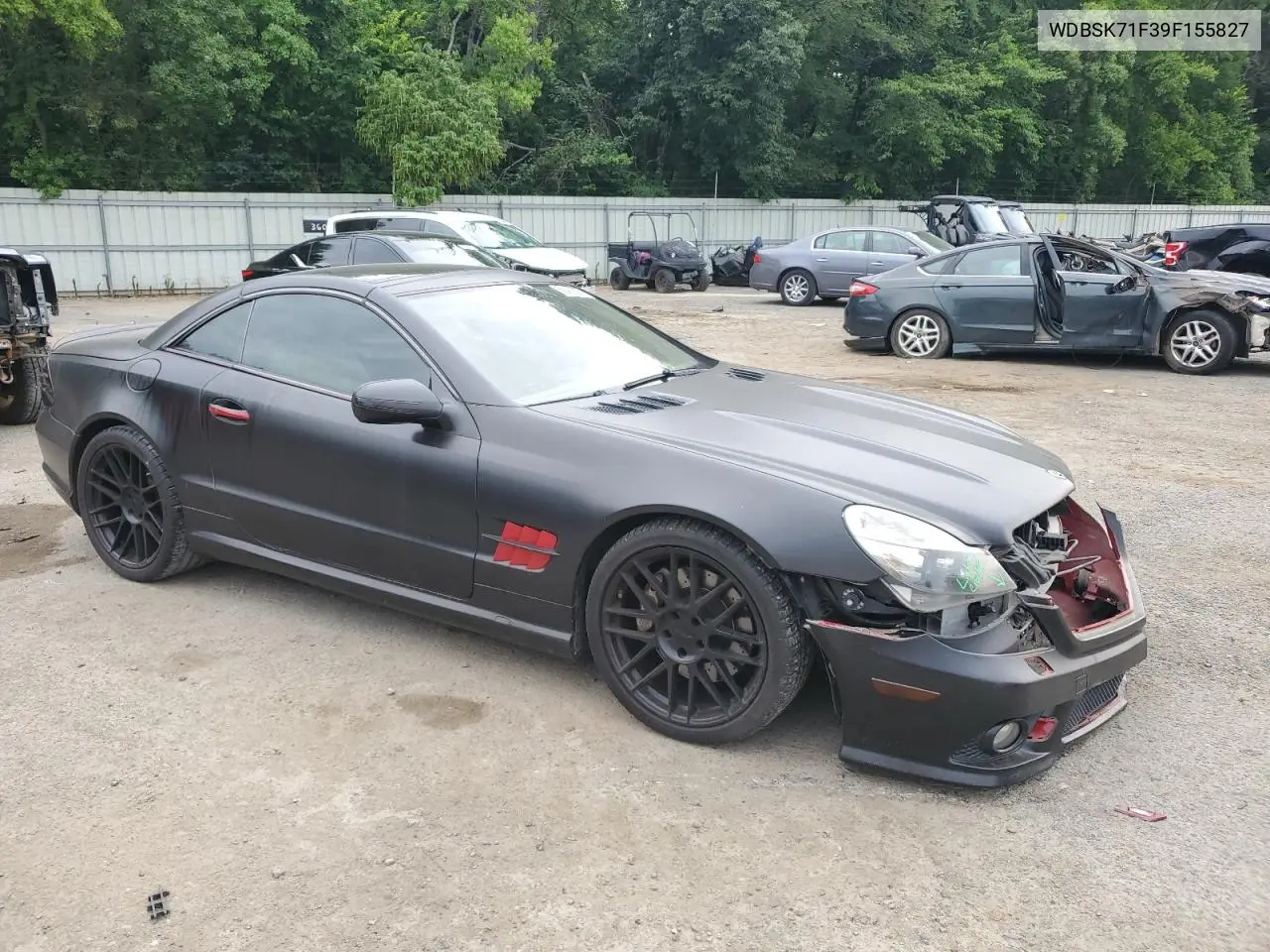 2009 Mercedes-Benz Sl 550 VIN: WDBSK71F39F155827 Lot: 59483095