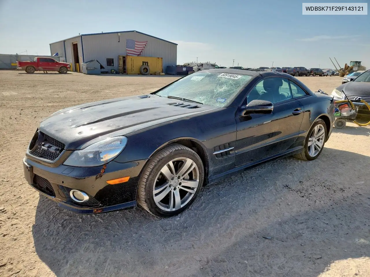 2009 Mercedes-Benz Sl 550 VIN: WDBSK71F29F143121 Lot: 60919045