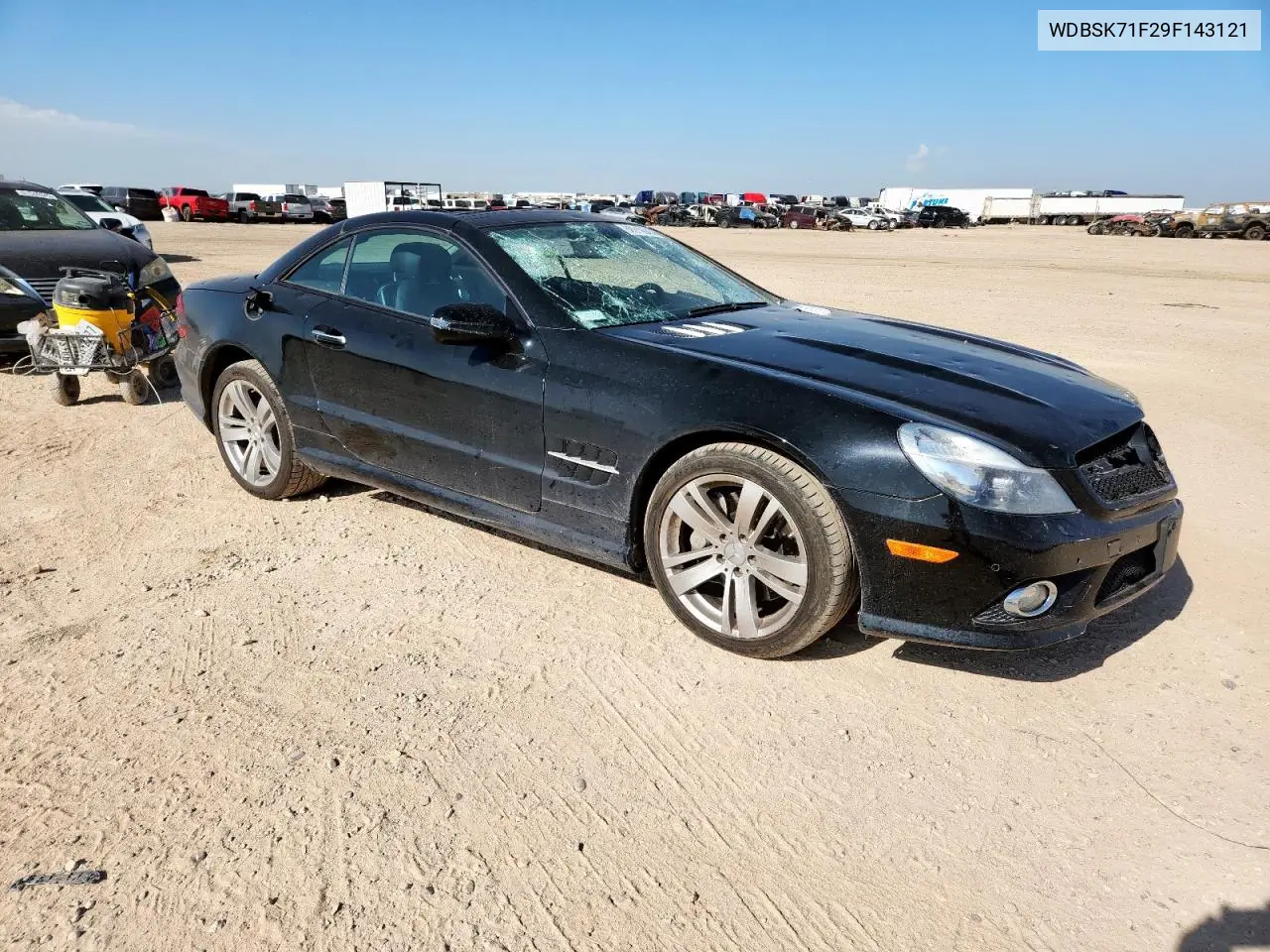 2009 Mercedes-Benz Sl 550 VIN: WDBSK71F29F143121 Lot: 60919045