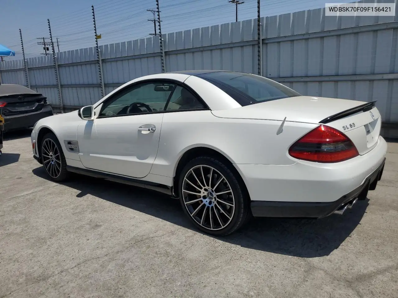 2009 Mercedes-Benz Sl 63 Amg VIN: WDBSK70F09F156421 Lot: 62588675