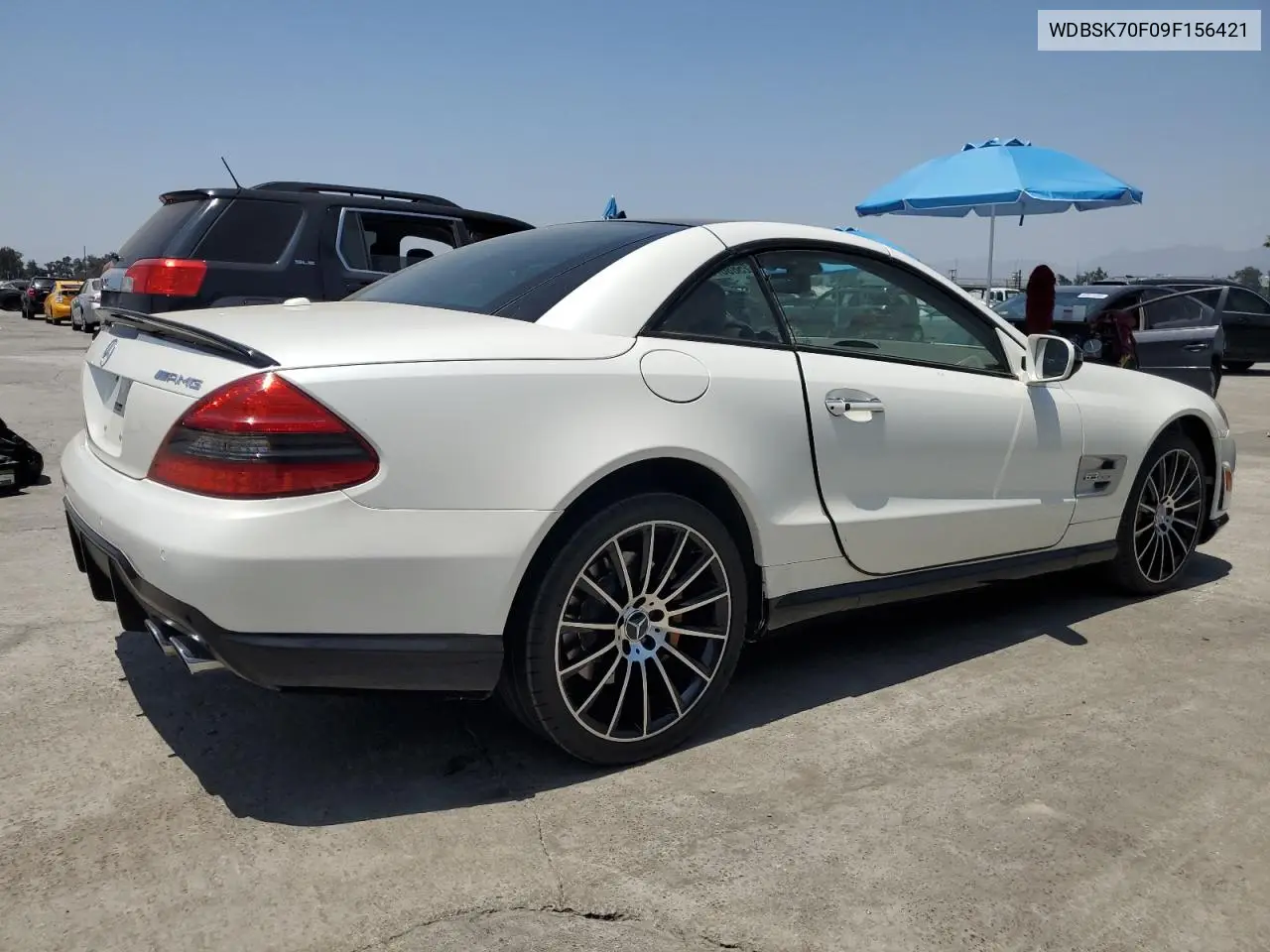 2009 Mercedes-Benz Sl 63 Amg VIN: WDBSK70F09F156421 Lot: 62588675