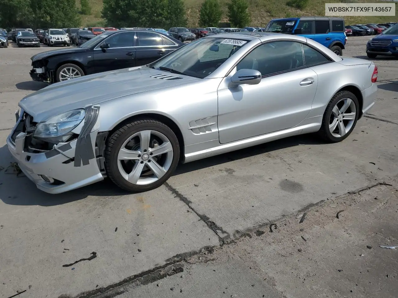 2009 Mercedes-Benz Sl 550 VIN: WDBSK71FX9F143657 Lot: 62879995