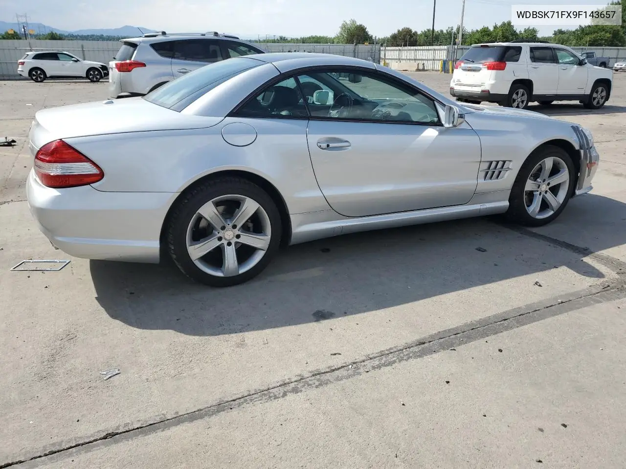 2009 Mercedes-Benz Sl 550 VIN: WDBSK71FX9F143657 Lot: 62879995