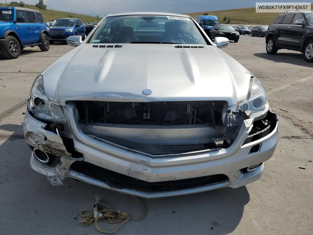 2009 Mercedes-Benz Sl 550 VIN: WDBSK71FX9F143657 Lot: 62879995