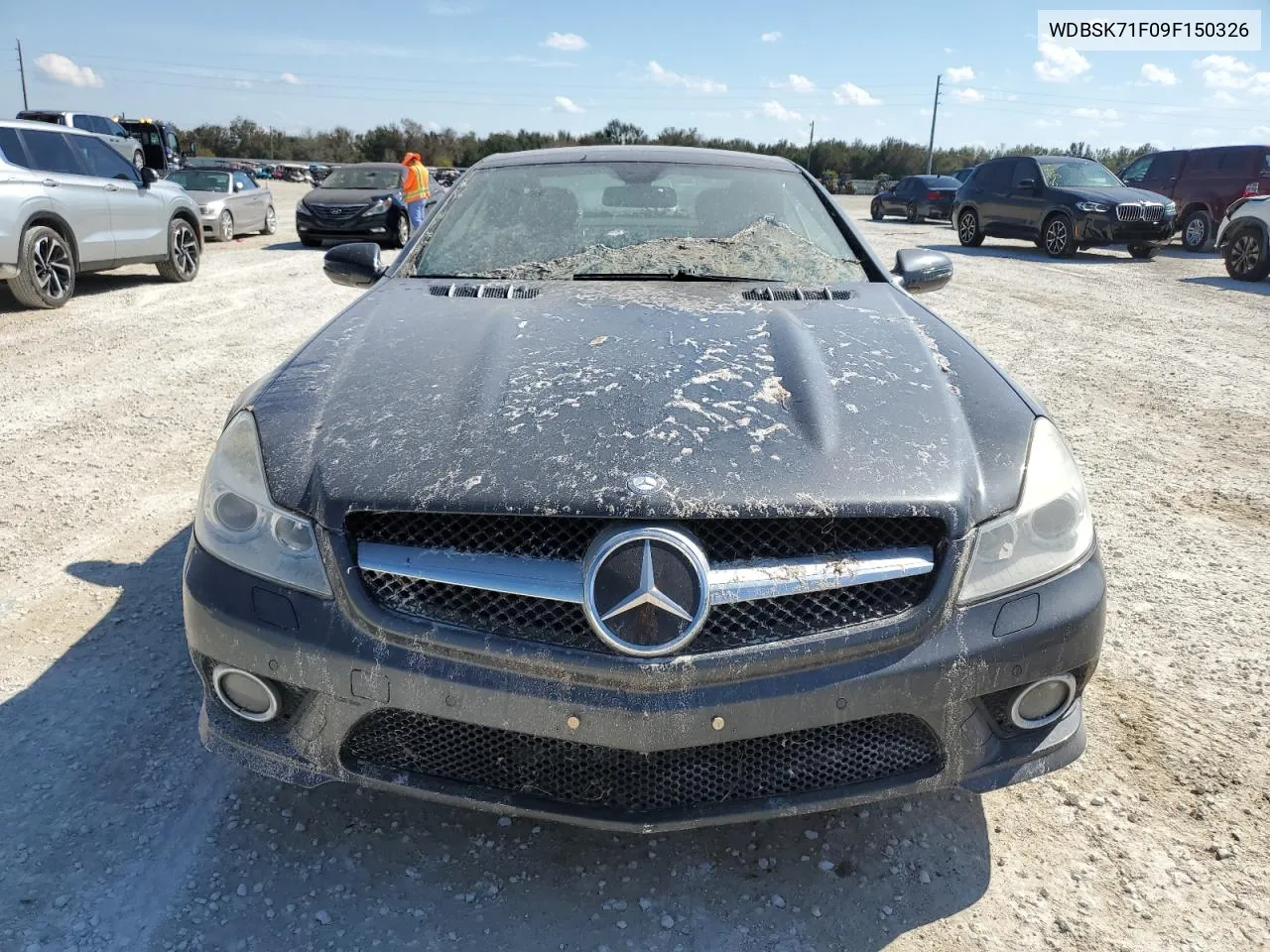 2009 Mercedes-Benz Sl 550 VIN: WDBSK71F09F150326 Lot: 75095164