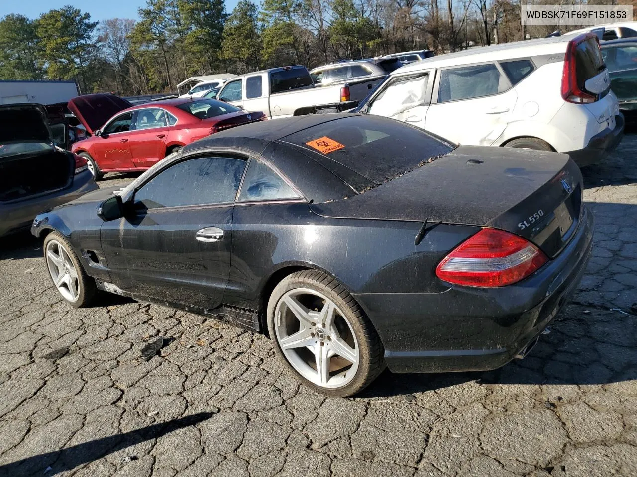 2009 Mercedes-Benz Sl 550 VIN: WDBSK71F69F151853 Lot: 85984664