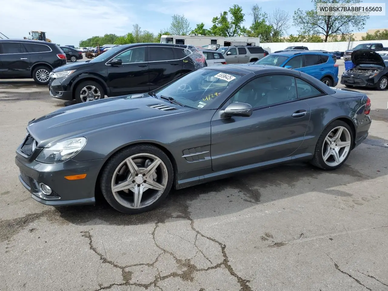 2011 Mercedes-Benz Sl 550 VIN: WDBSK7BA8BF165603 Lot: 55096435