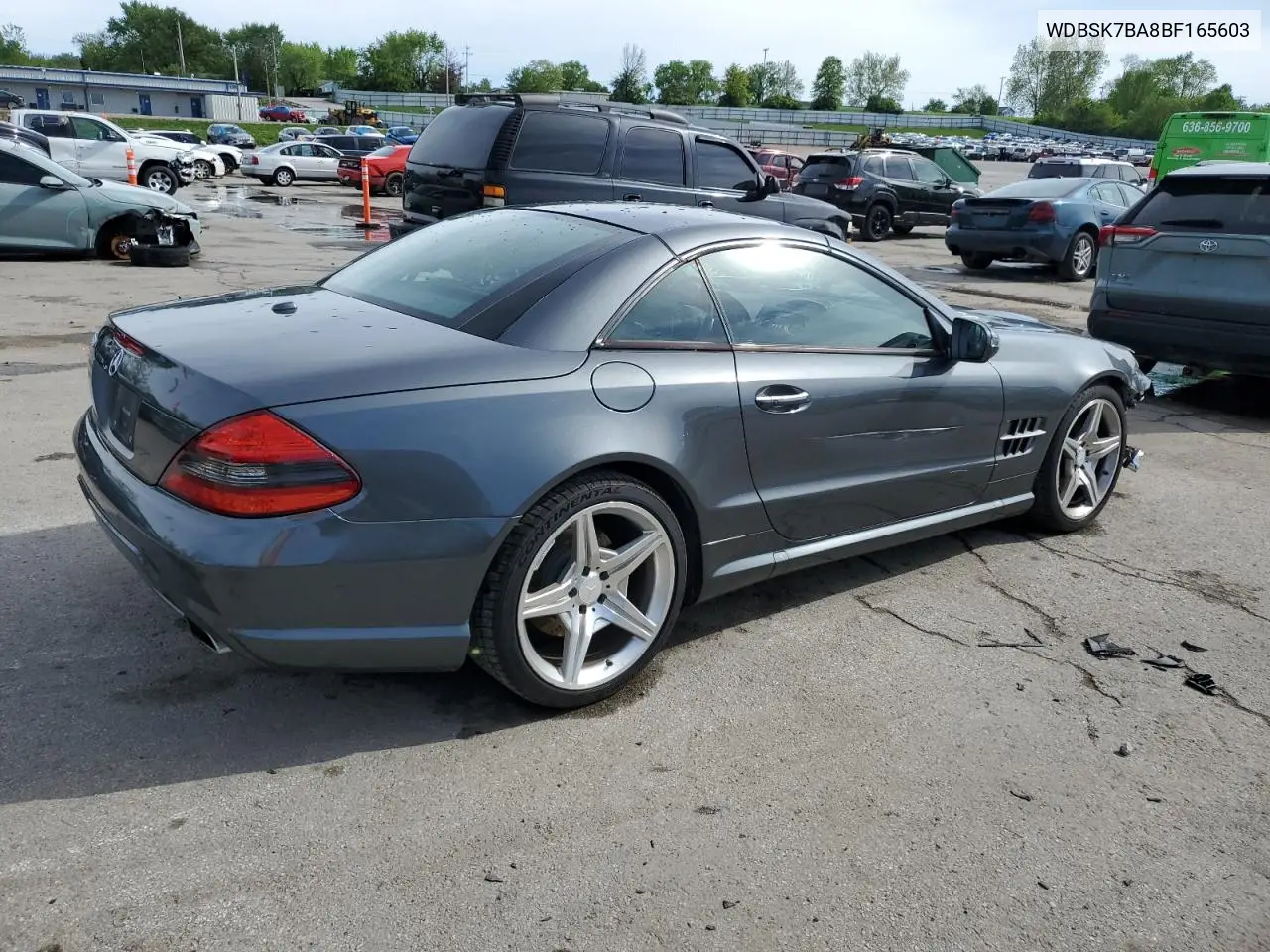 2011 Mercedes-Benz Sl 550 VIN: WDBSK7BA8BF165603 Lot: 55096435