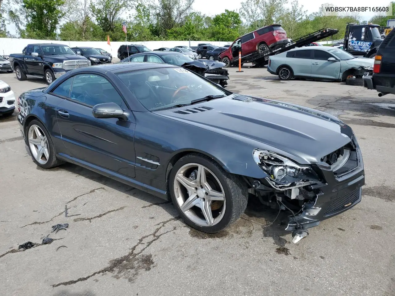 2011 Mercedes-Benz Sl 550 VIN: WDBSK7BA8BF165603 Lot: 55096435