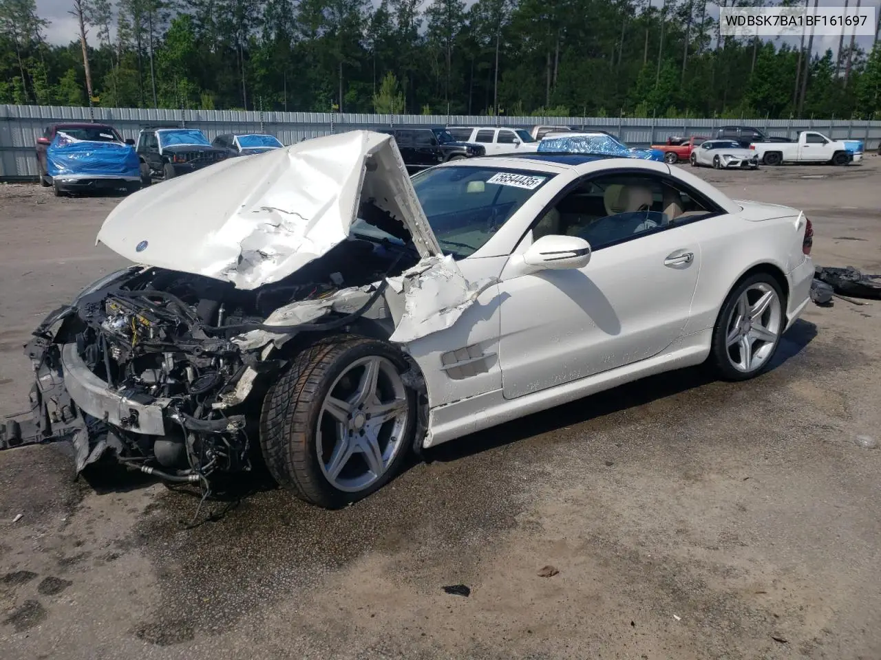 2011 Mercedes-Benz Sl 550 VIN: WDBSK7BA1BF161697 Lot: 56544435
