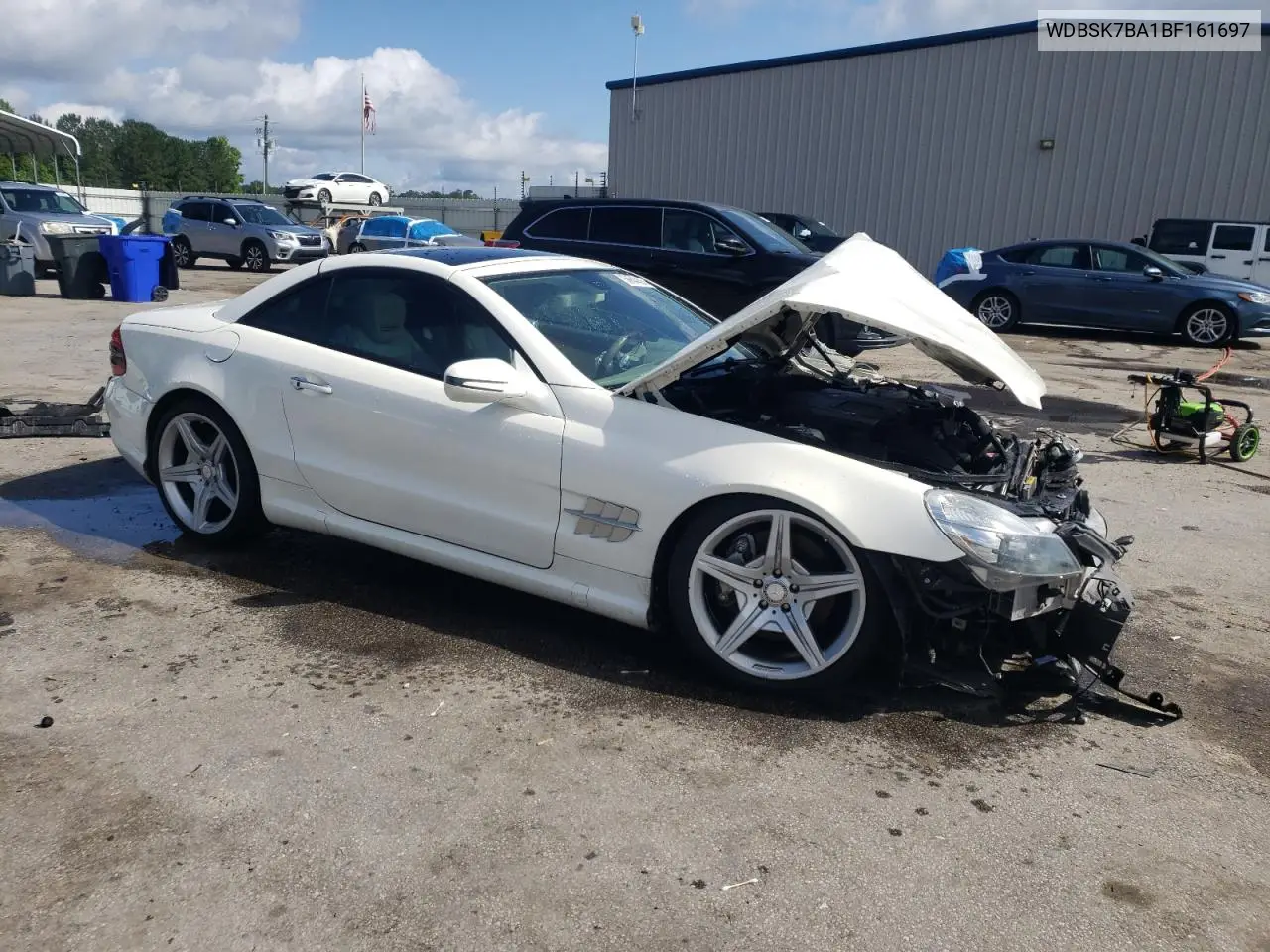 2011 Mercedes-Benz Sl 550 VIN: WDBSK7BA1BF161697 Lot: 56544435