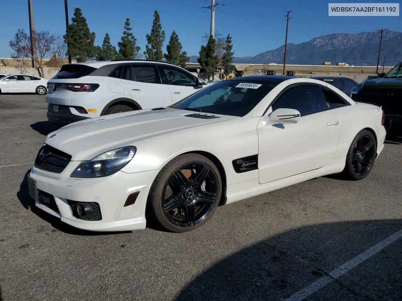 2011 Mercedes-Benz Sl 63 Amg VIN: WDBSK7AA2BF161192 Lot: 56569655