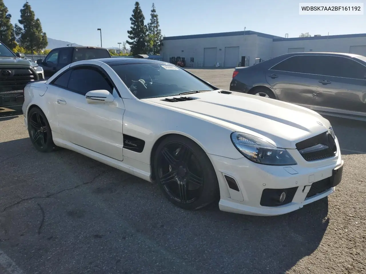 2011 Mercedes-Benz Sl 63 Amg VIN: WDBSK7AA2BF161192 Lot: 56569655