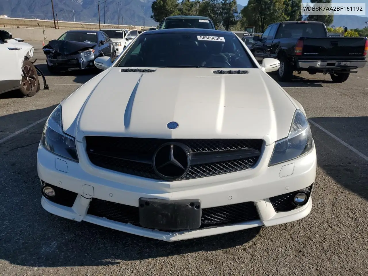 2011 Mercedes-Benz Sl 63 Amg VIN: WDBSK7AA2BF161192 Lot: 56569655