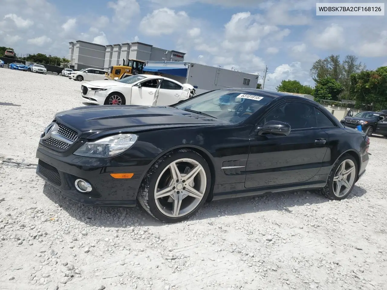 wdbsk7ba2cf168126 WDBSK7BA2CF168126 2012 Mercedes-Benz Sl 550