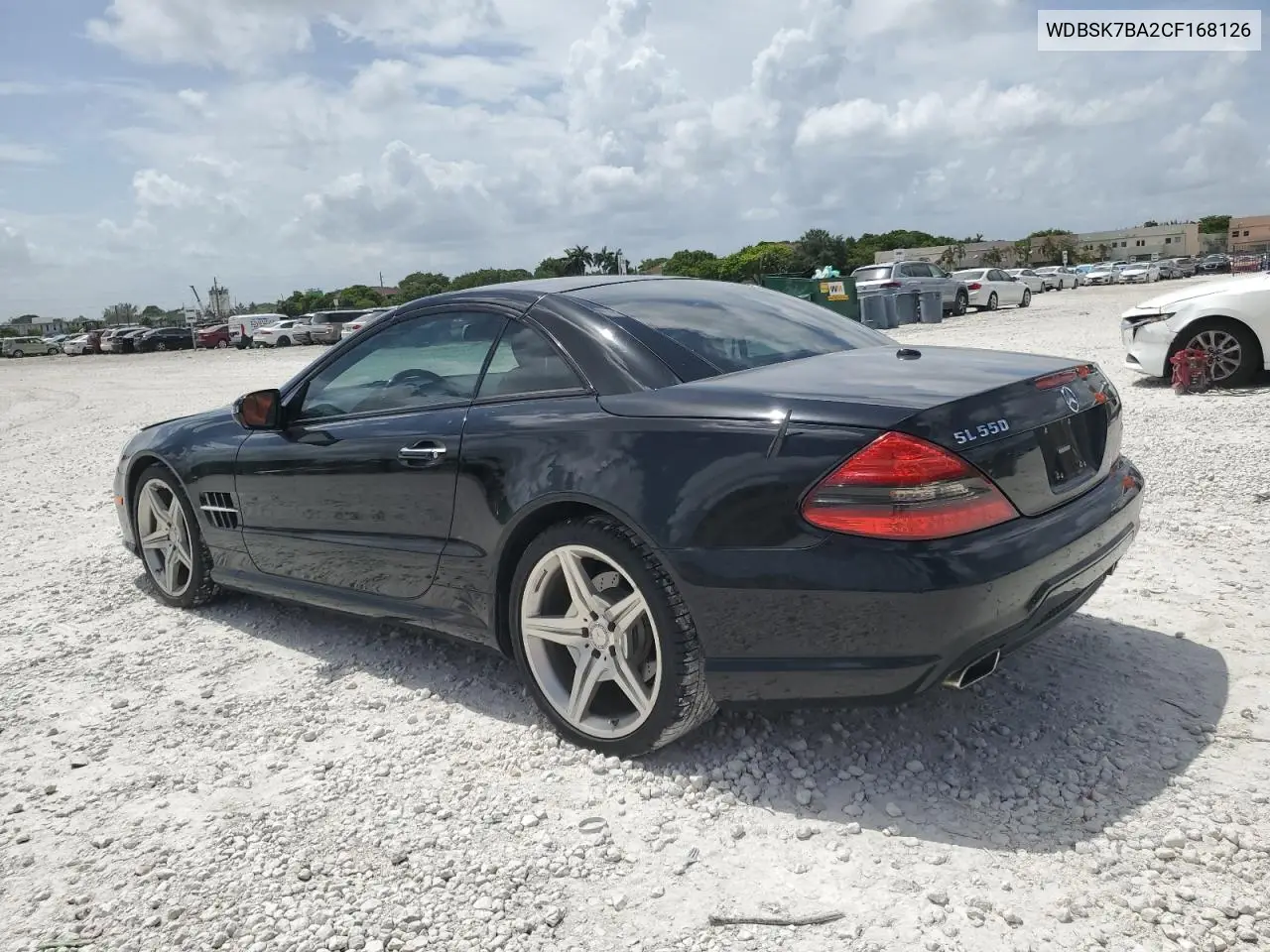 wdbsk7ba2cf168126 WDBSK7BA2CF168126 2012 Mercedes-Benz Sl 550