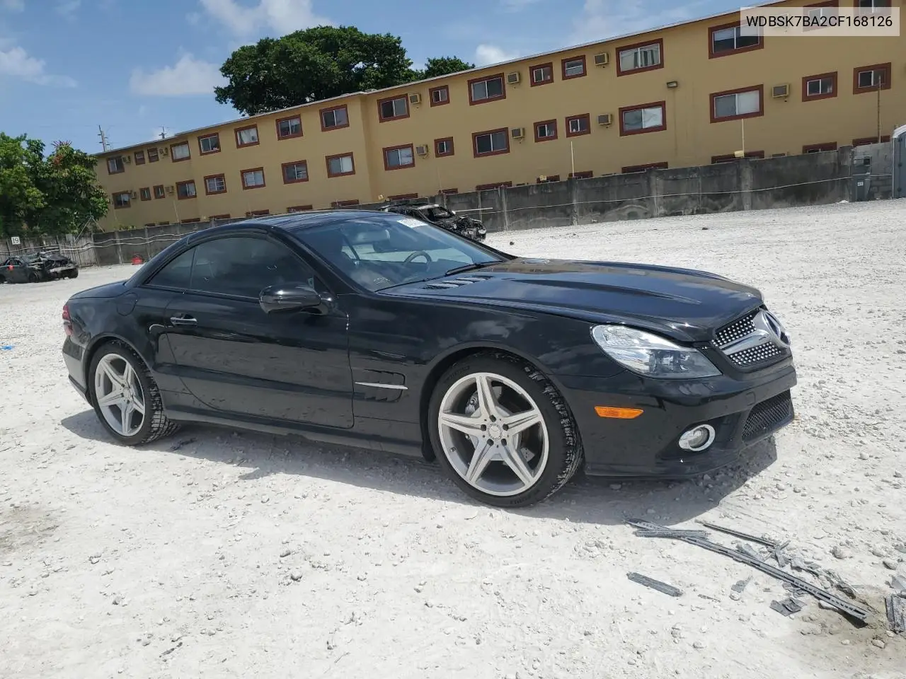 wdbsk7ba2cf168126 WDBSK7BA2CF168126 2012 Mercedes-Benz Sl 550