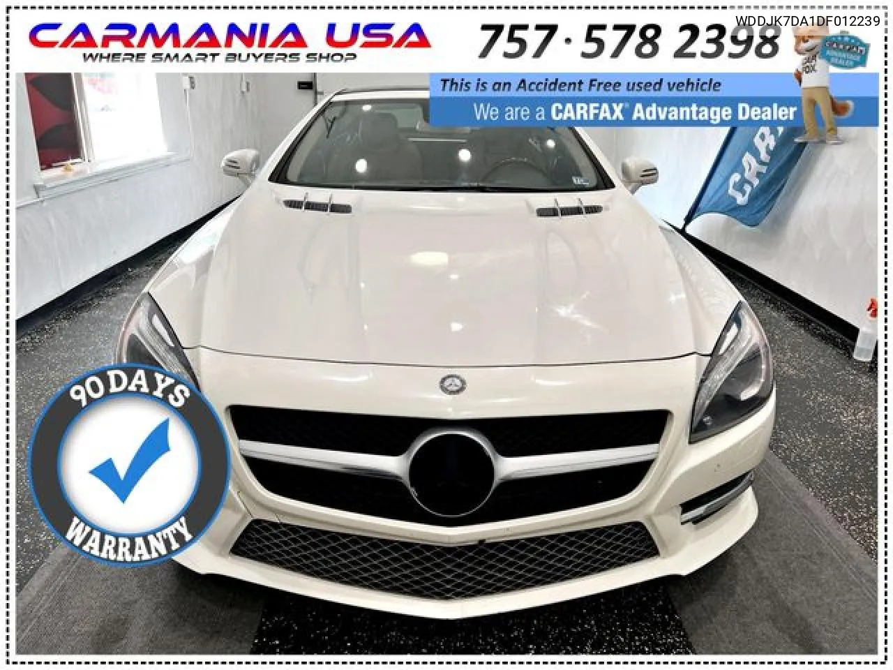 2013 Mercedes-Benz Sl 550 VIN: WDDJK7DA1DF012239 Lot: 54824142