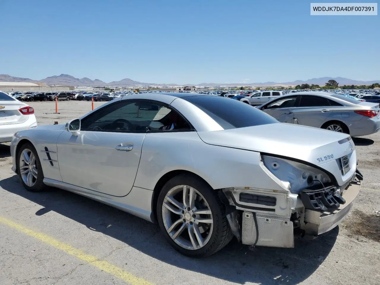 2013 Mercedes-Benz Sl 550 VIN: WDDJK7DA4DF007391 Lot: 56072605
