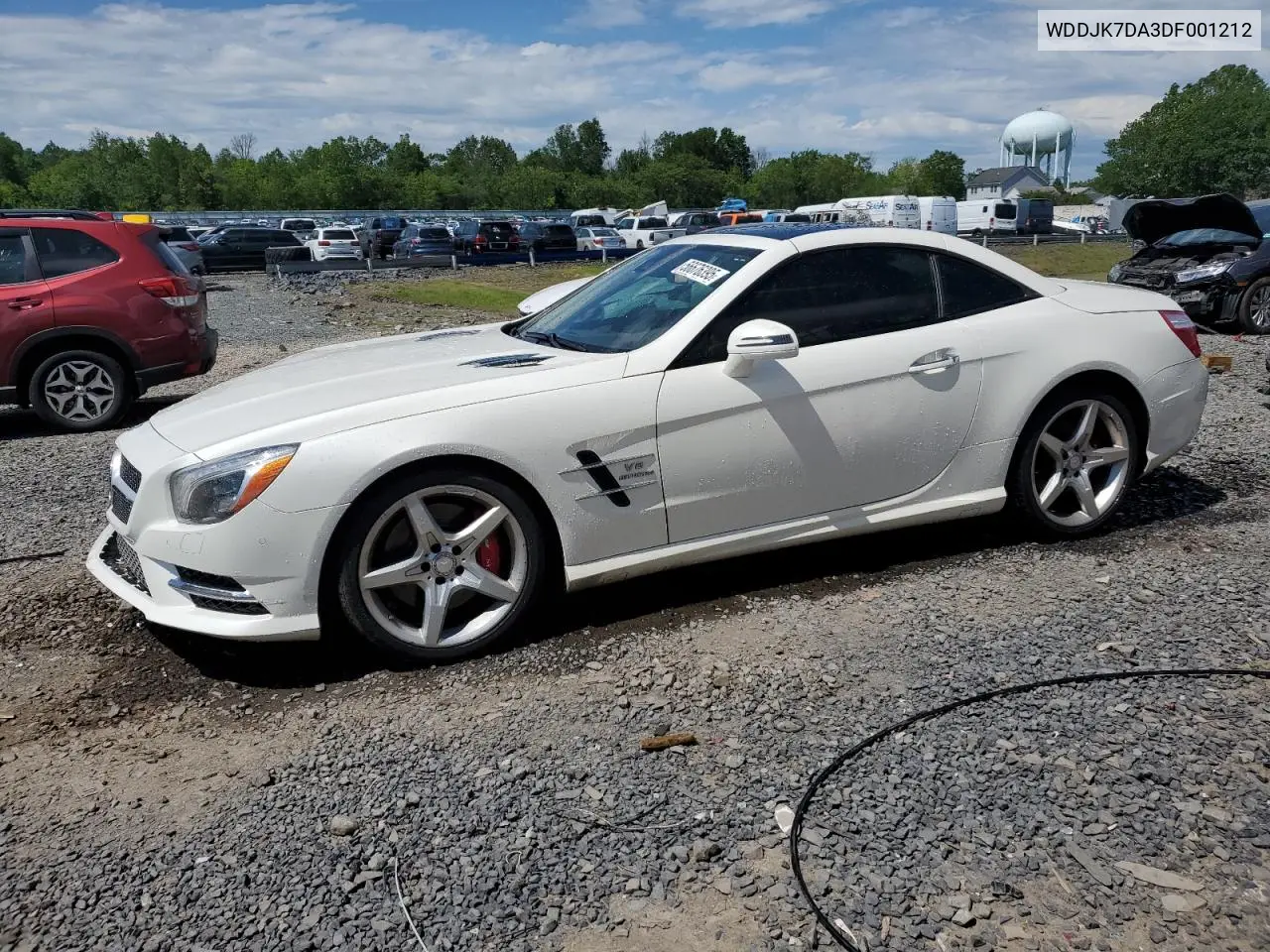 2013 Mercedes-Benz Sl 550 VIN: WDDJK7DA3DF001212 Lot: 56676395