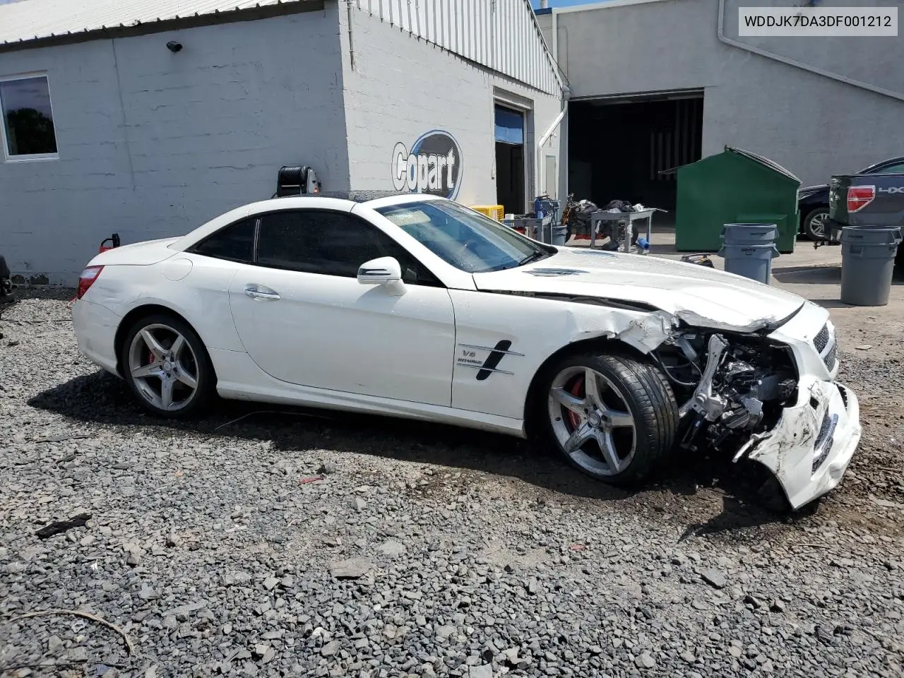 2013 Mercedes-Benz Sl 550 VIN: WDDJK7DA3DF001212 Lot: 56676395