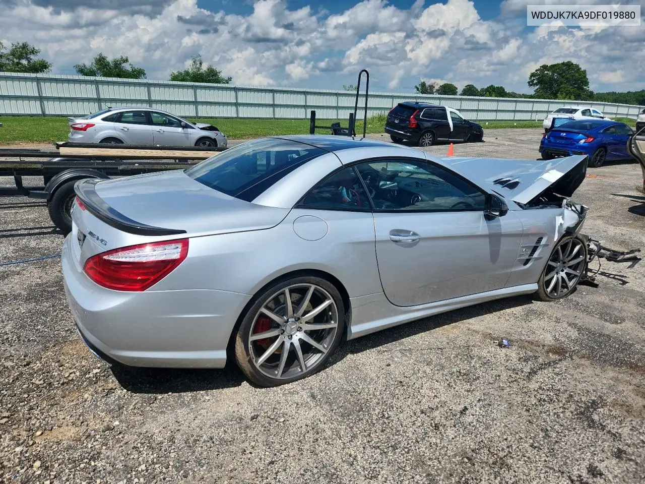 2013 Mercedes-Benz Sl 65 Amg VIN: WDDJK7KA9DF019880 Lot: 62563415