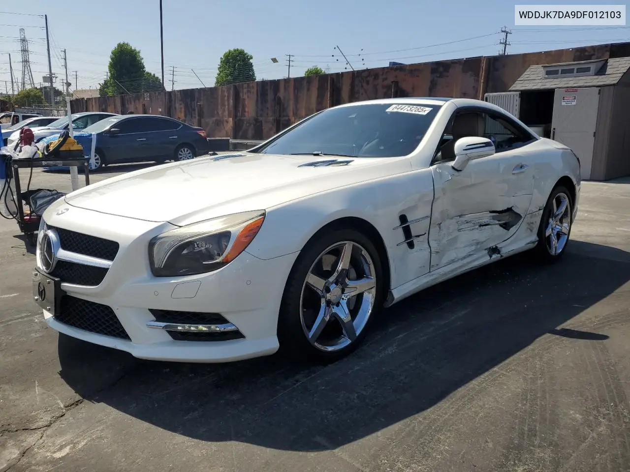2013 Mercedes-Benz Sl 550 VIN: WDDJK7DA9DF012103 Lot: 64473285