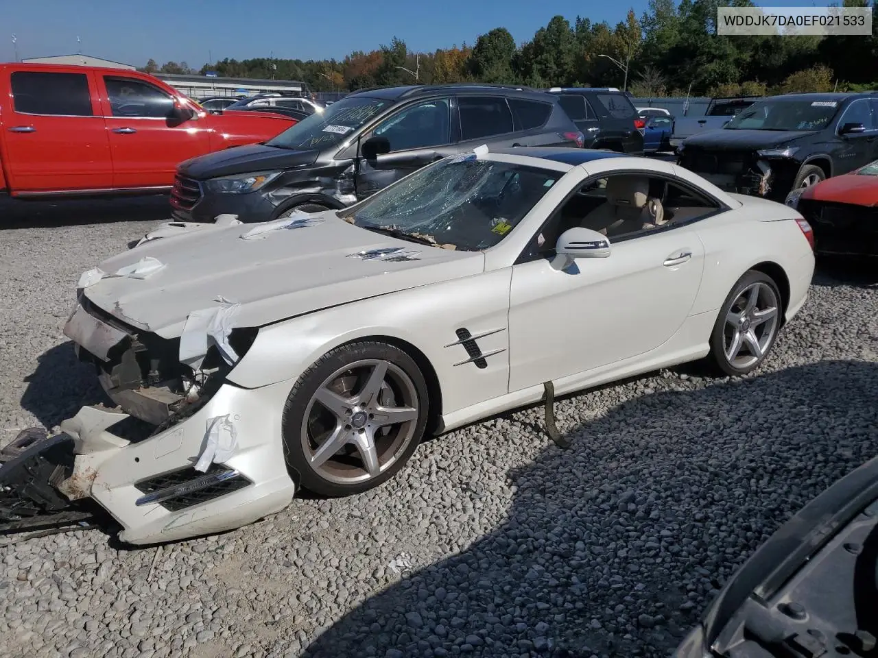 2014 Mercedes-Benz Sl 550 VIN: WDDJK7DA0EF021533 Lot: 77974274