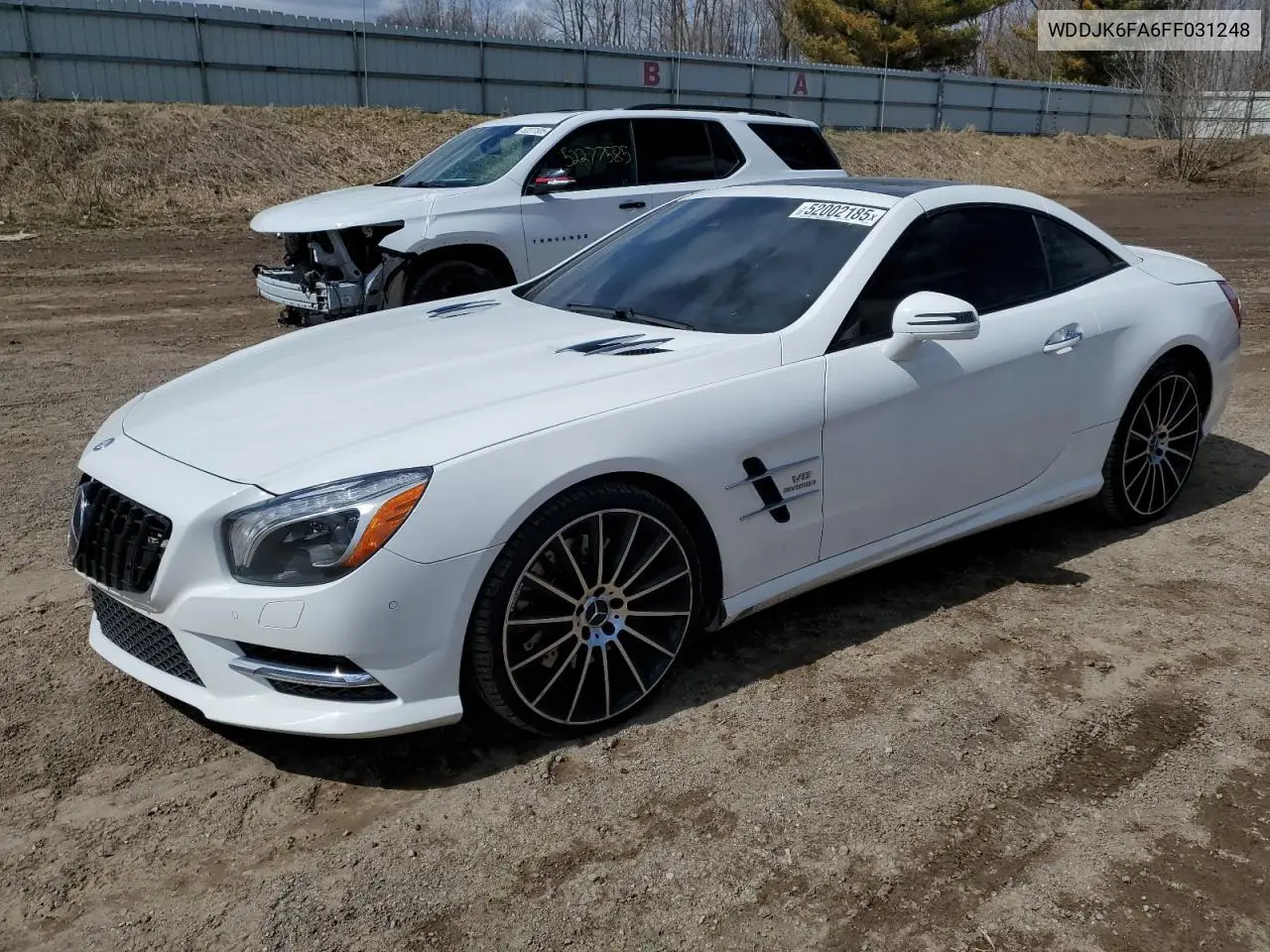 2015 Mercedes-Benz Sl 400 VIN: WDDJK6FA6FF031248 Lot: 52002185