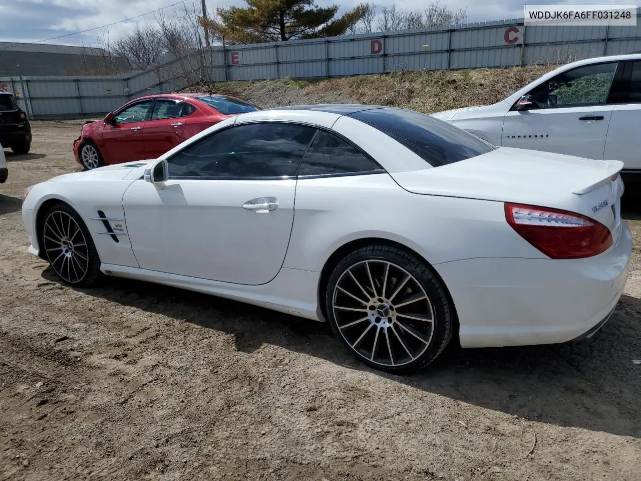 2015 Mercedes-Benz Sl 400 VIN: WDDJK6FA6FF031248 Lot: 52002185