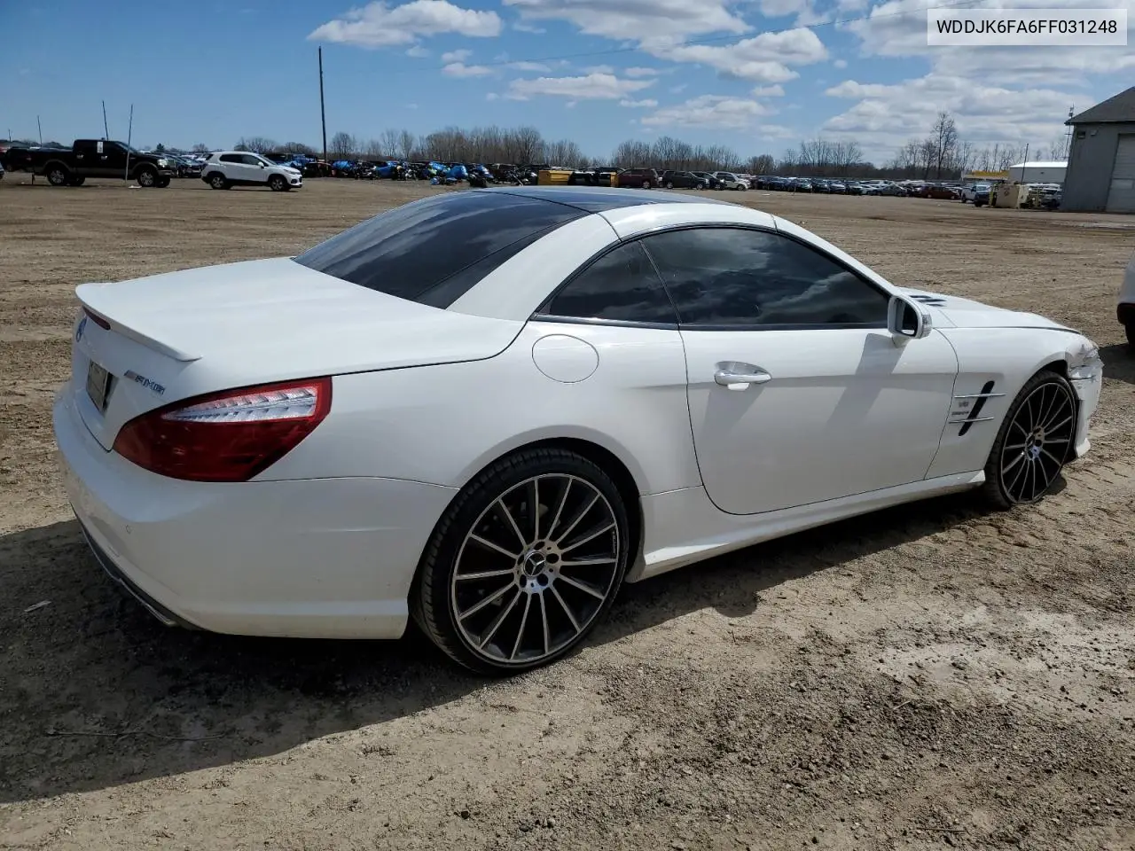 2015 Mercedes-Benz Sl 400 VIN: WDDJK6FA6FF031248 Lot: 52002185