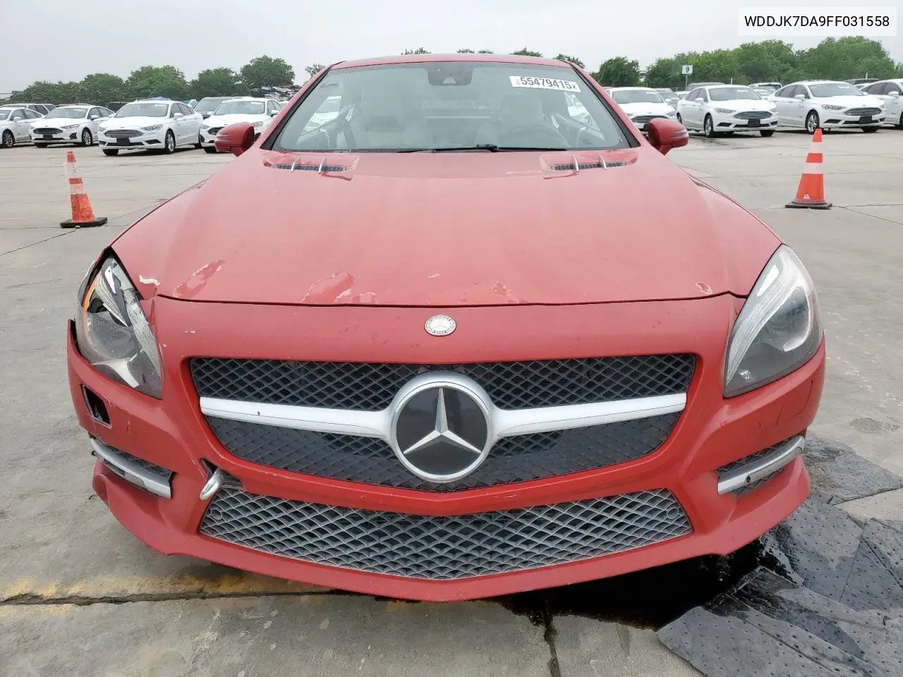 2015 Mercedes-Benz Sl 550 VIN: WDDJK7DA9FF031558 Lot: 55479415