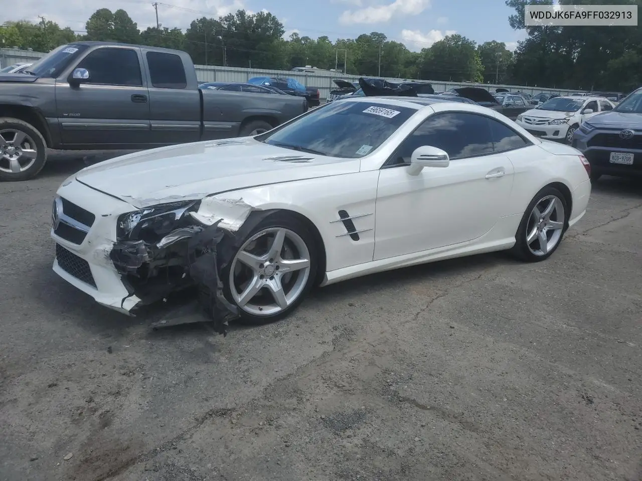 2015 Mercedes-Benz Sl 400 VIN: WDDJK6FA9FF032913 Lot: 59659165